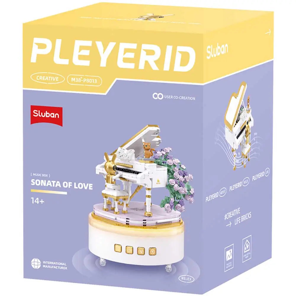 Sluban Pleyerid Music Box Piano Building Set 503 Pieces | M38-P8013