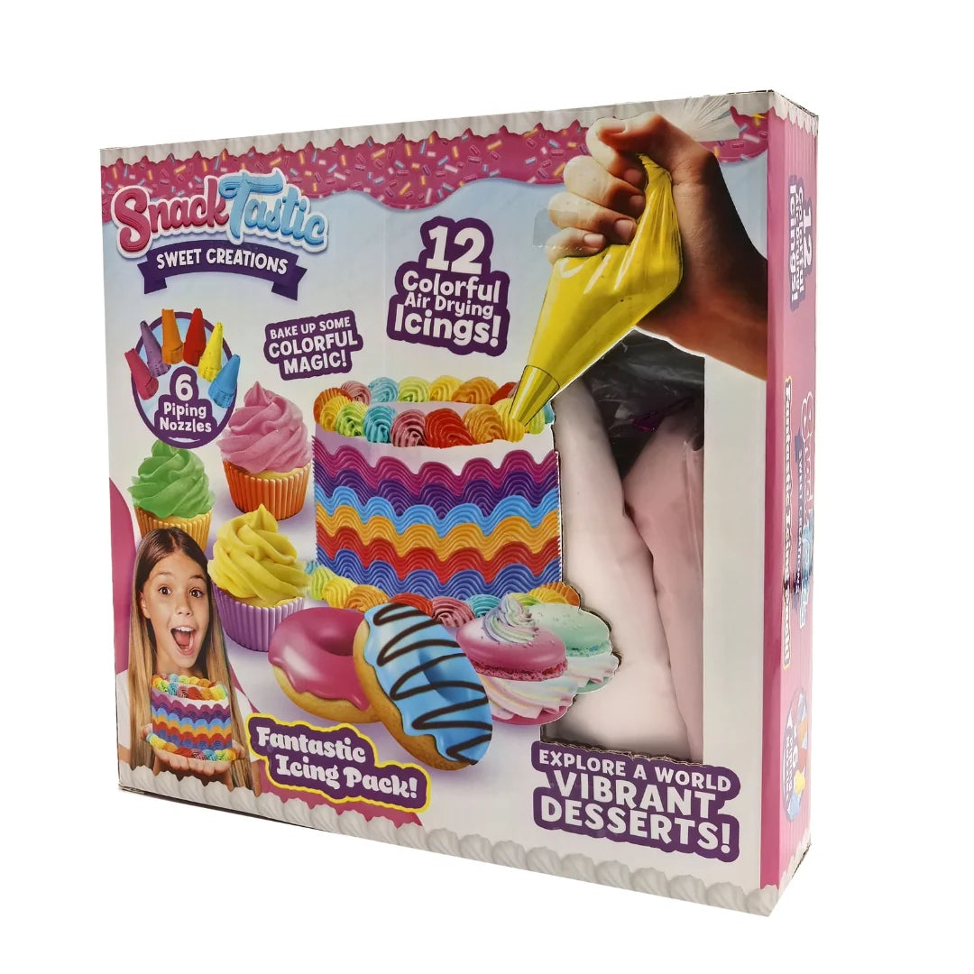 طقم تزيين الكيك للأطفال Snack Tastic Fantastic Icing 6+