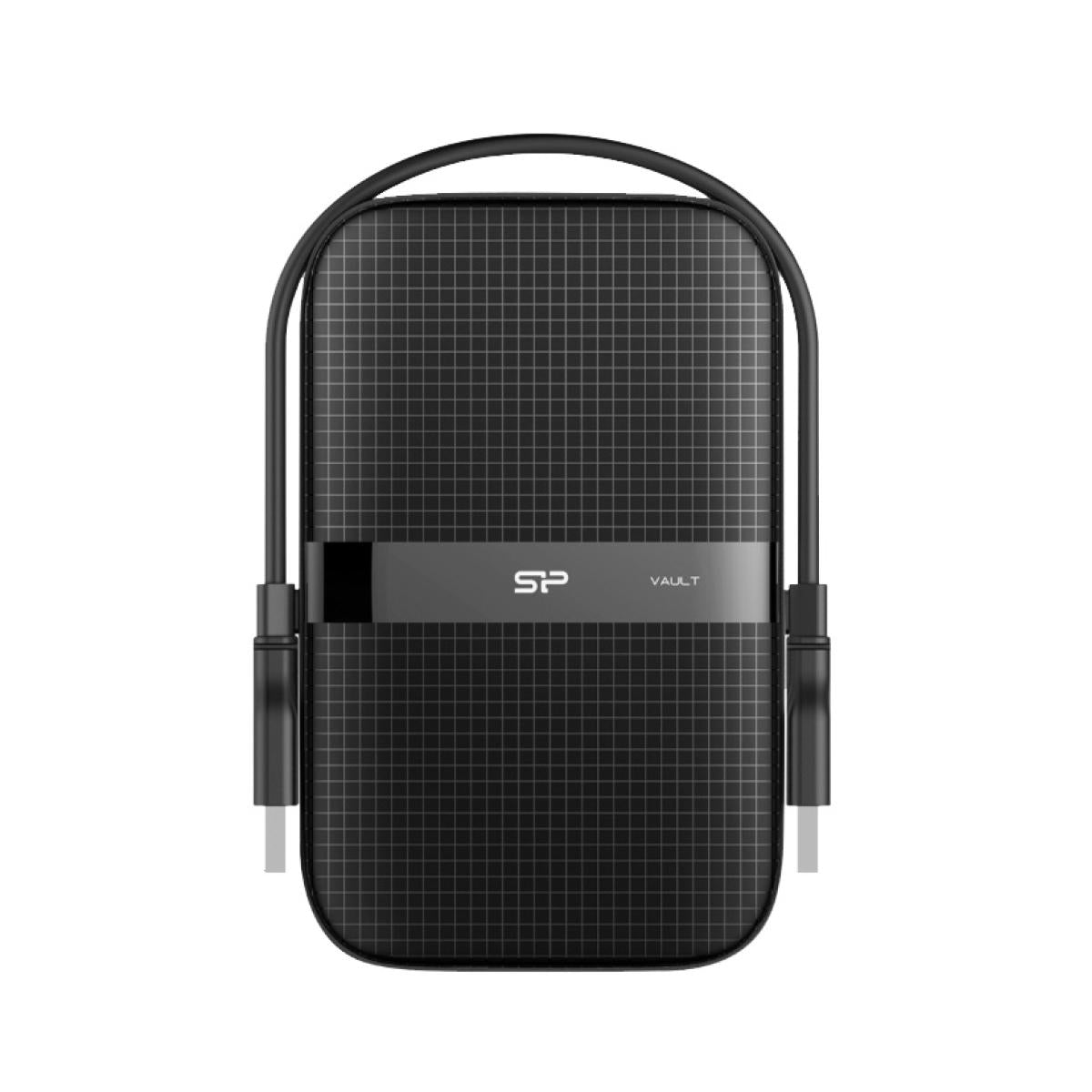 Silicon Power 2TB Armor A60 External Hard Drive -Black