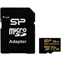 بطاقة microSDXC UHS-I من سلسلة Golden بسعة 256 جيجابايت وعمر افتراضي طويل من Silicon Power