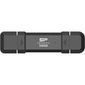 Silicon Power Power DS72 500 GB Portable SSD USB 3.2 Gen2 Type-C