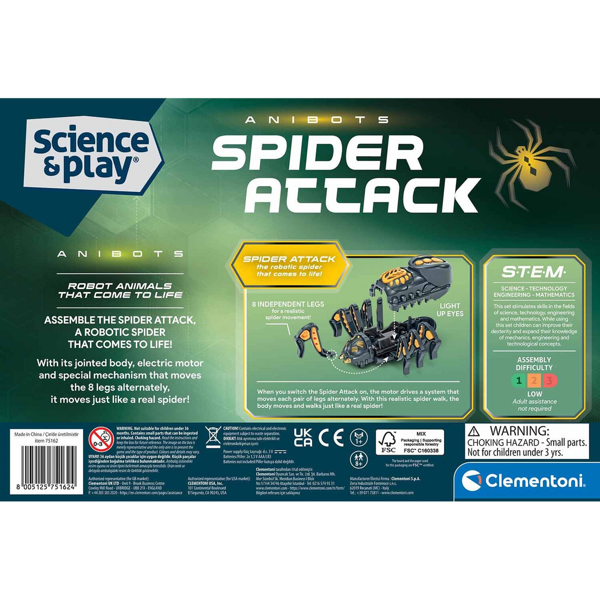 Clementoni Spider Robot