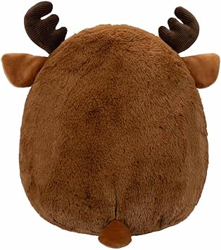 SQUISHMALLOWS PLUSH 12 INCH FUZZAMALLOW MAURICE MOOSE - Brown SQUISHMALLOWS PLUSH 12 INCH FUZZAMALLOW MAURICE MOOSE - Brown