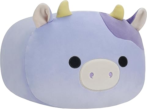 SQUISHMALLOWS MEDIUM PLUSH 12 INCH STACKABLE BUBBA COW - Purple SQUISHMALLOWS MEDIUM PLUSH 12 INCH STACKABLE BUBBA COW - Purple