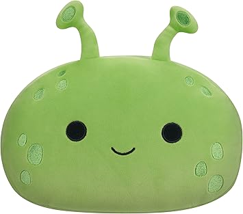 SQUISHMALLOWS MEDIUM PLUSH 12 INCH STACKABLE FINN ALIEN - GREEN 
