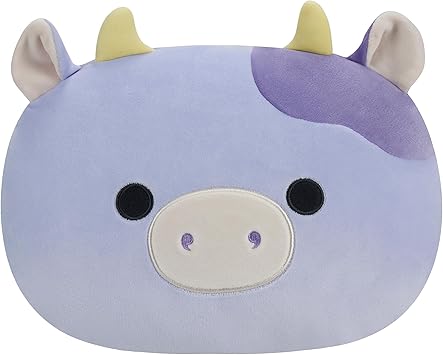 SQUISHMALLOWS MEDIUM PLUSH 12 INCH STACKABLE BUBBA COW - Purple SQUISHMALLOWS MEDIUM PLUSH 12 INCH STACKABLE BUBBA COW - Purple
