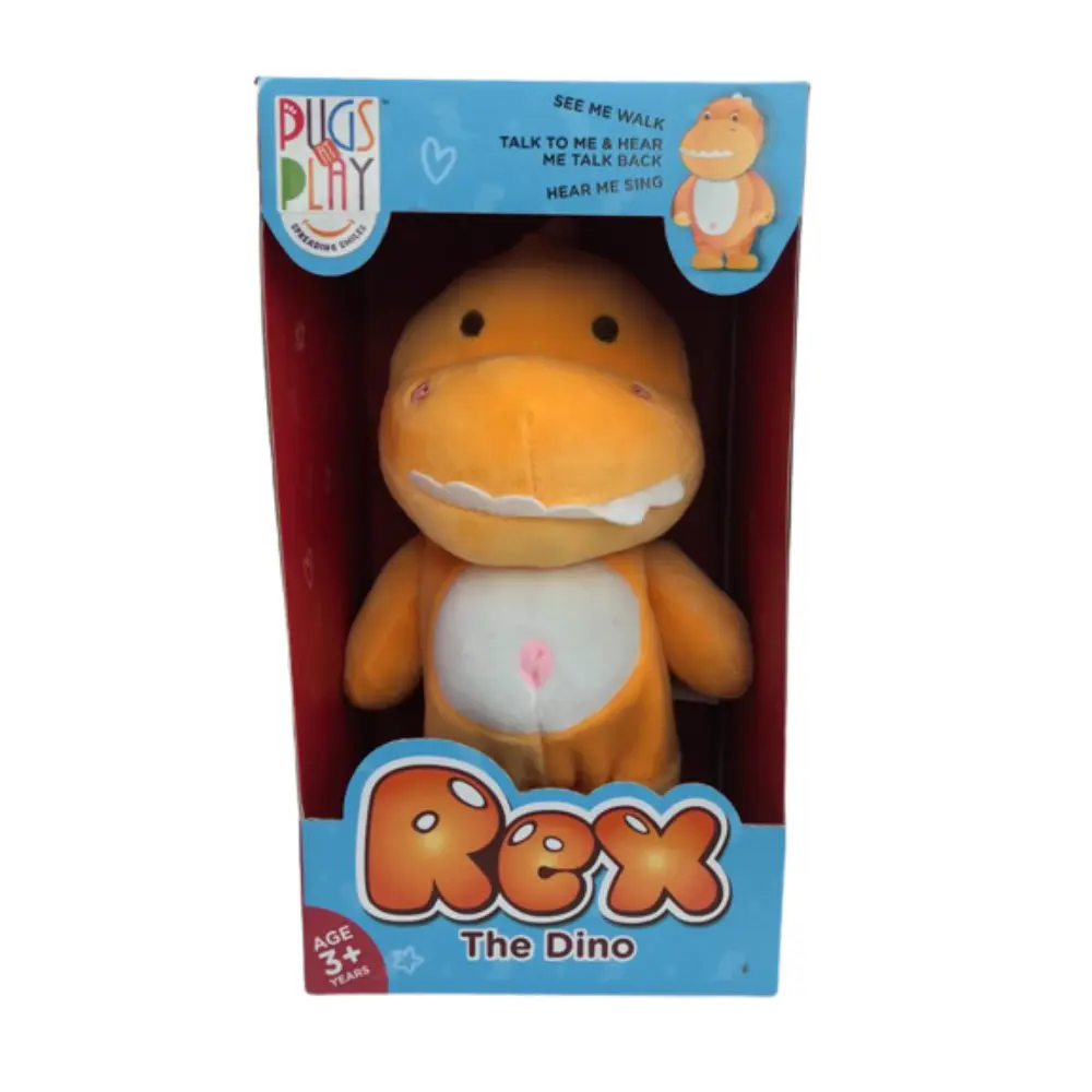 لعبة كلب متحرك Pugs At Play - Rex 9 إنش للأطفال