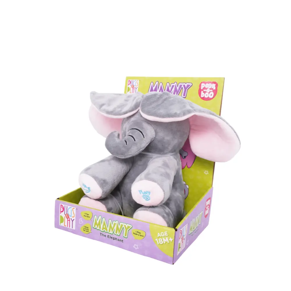 لعبة Pugs At Play Peek A Boo Manny 10" للأطفال