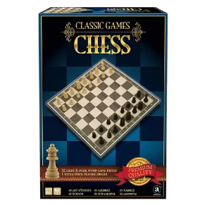 Classic Games - Deluxe Wooden Chess Set