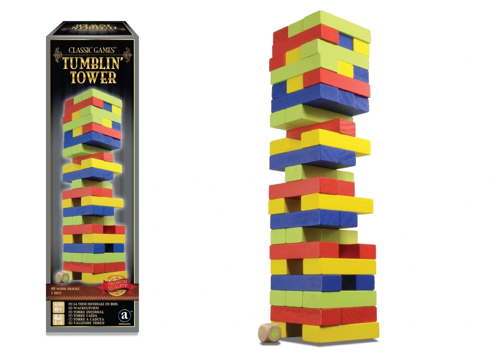 Ambassador Classic Games – Tumblin' Tower Coloured