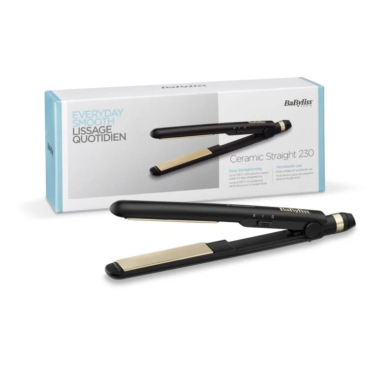 BaByliss Ceramic 230 Hair Straightener ST089SDE - Everyday Smooth BaByliss Ceramic 230 Hair Straightener ST089SDE - Everyday Smooth