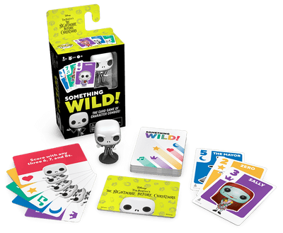 من فانكو Funko Signature Games: Something Wild Card Game- Nightmare Before Christmas أوراق لعب مع مجسمات مصغرة لشخصيات كرتونية