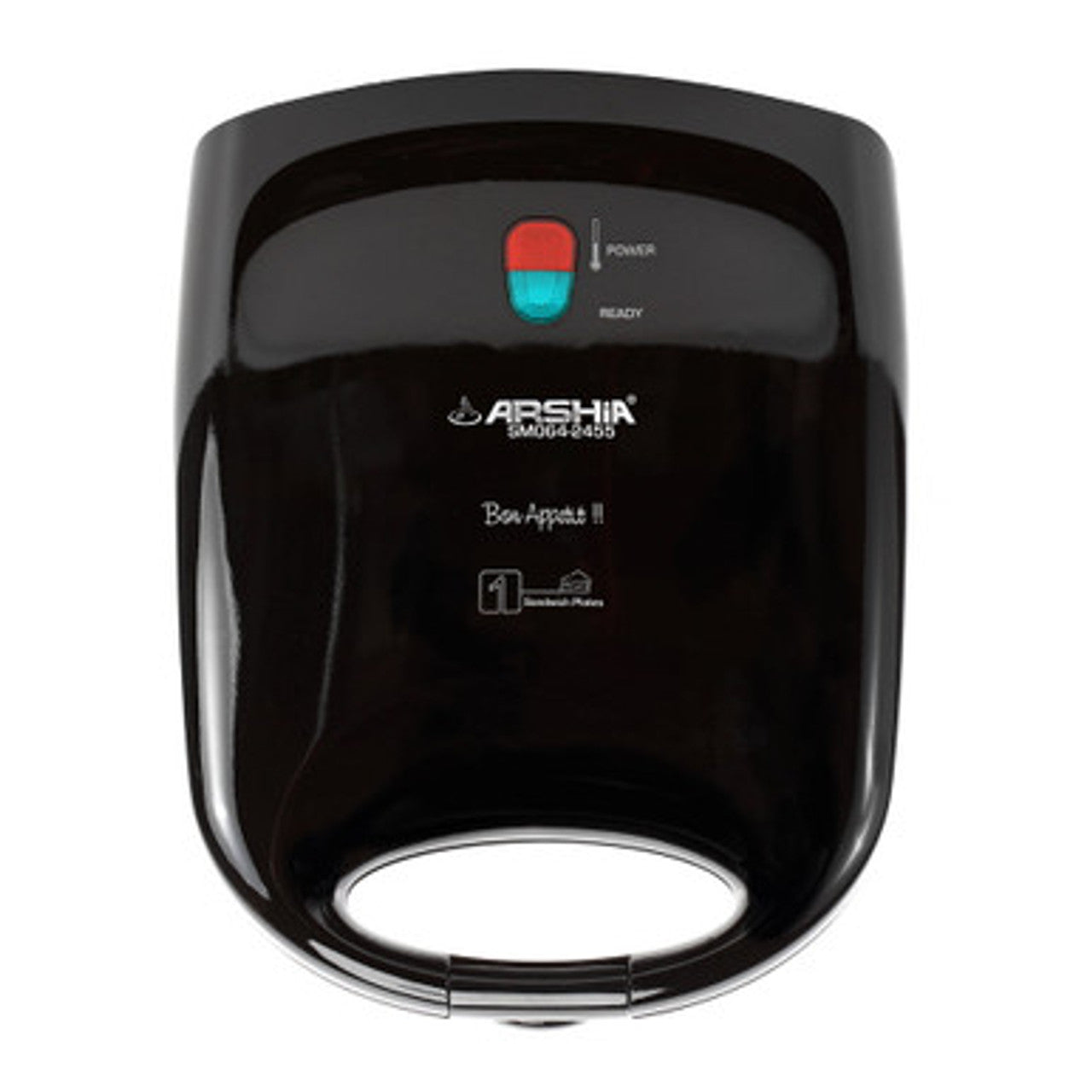 Arshia Fixed Plate Sandwich Maker 1200W - Black