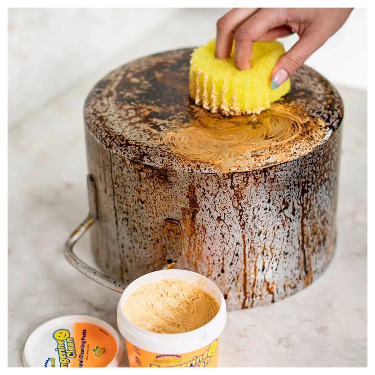 Scrub Daddy Tangerine Clean Scouring Paste Scrub Daddy Tangerine Clean Scouring Paste
