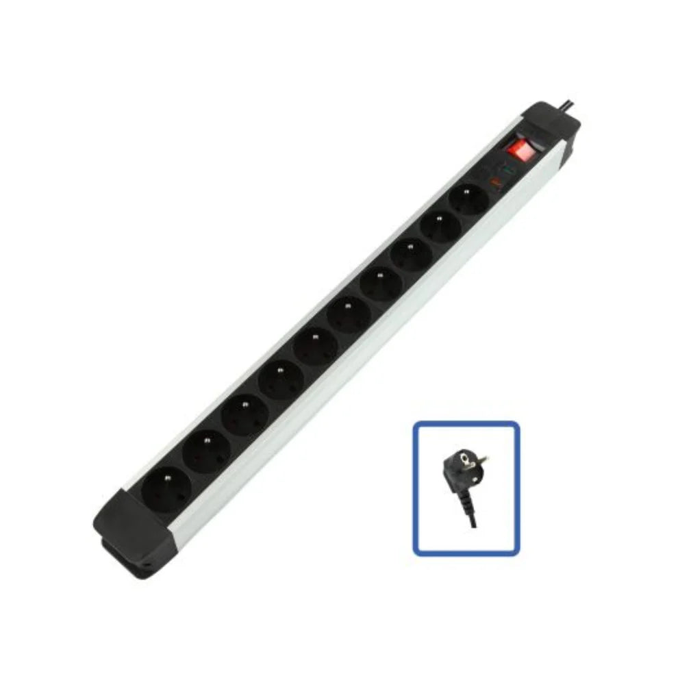 Logon Surge Protected Power Strip | 10-Way LGNAXCW128316948