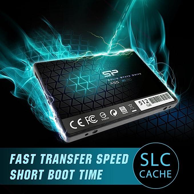 Silicon Power 512GB SSD Slim Fast Reliable Storage