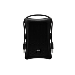 Silicon Power A30 1TB External Hard Drive Shockproof USB 3.0 - Black/Black