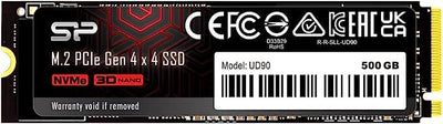 Silicon Power M.2 NVME 500GB UD90 Fast & Reliable Storage