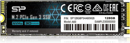 Silicon Power M.2 NVME A60 128GB SSD Speed & Reliability