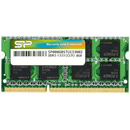 Silicon Power RAM 8GB DDR3 Laptop 1333 MHz High Voltage