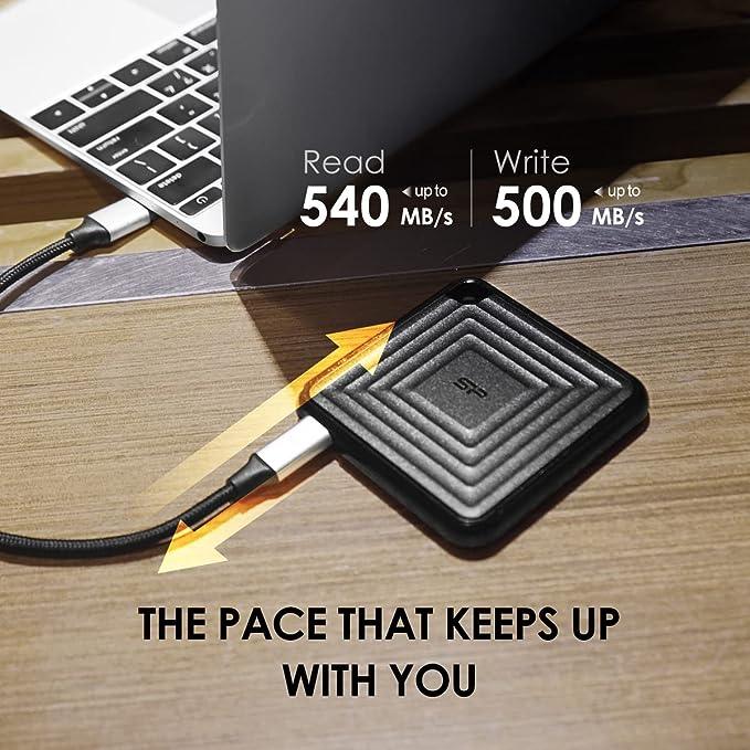 Silicon Power SSD External Hard Disk PC60 960GB Fast & Secure
