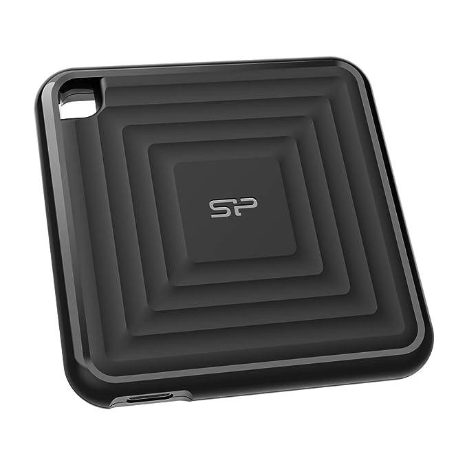 Silicon Power SSD External Hard Disk PC60 960GB Fast & Secure - Black