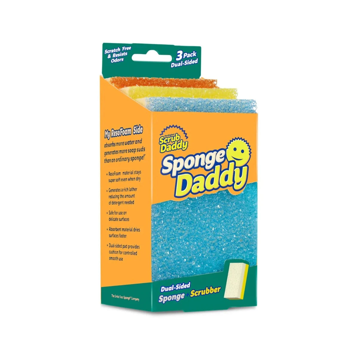 Sponge Daddy Dual-Sided Cleaning Sponge & Scrubber