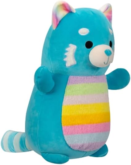 Squishmallow Large Plush 14” HugMees Vanessa Teal Red Panda Squishmallow Large Plush 14” HugMees Vanessa Teal Red Panda