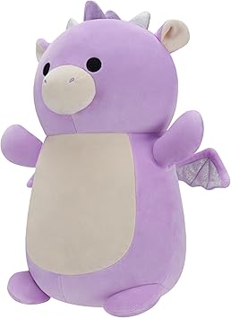 Squishmallows Dina Dragon Plush 14 Inch Soft & Collectible Toy - Purple Squishmallows Dina Dragon Plush 14 Inch Soft & Collectible Toy - Purple