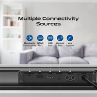 PROMATE StreamBar 30 30W BassBoost SoundBar with Subwoofer - Black