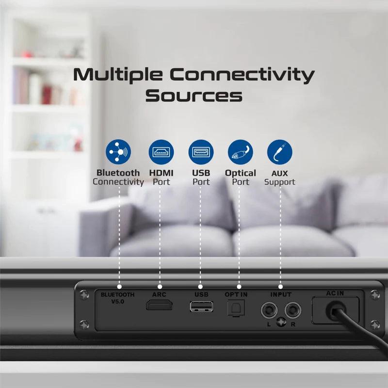 PROMATE StreamBar-30 - 30W BassBoost™ SoundBar with Subwoofer