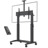 North Bayou T100  75″-120″ Motorized TV Bracket Trolley Cart