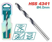 TOTAL 4341 HSS Drill Bit - 4mm (TAC1200404)