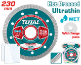 TOTAL Ultrathin Diamond Cutting Disc Mesh Rim – 230mm | 9" (TAC2182301HT)