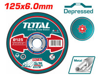 TOTAL Metal Grinding Disc 125×6mm – TAC2231251
