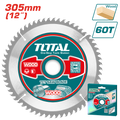 TOTAL TCT Saw Blade 305mm | 12" – 60T for Wood Cutting (TAC231923)
