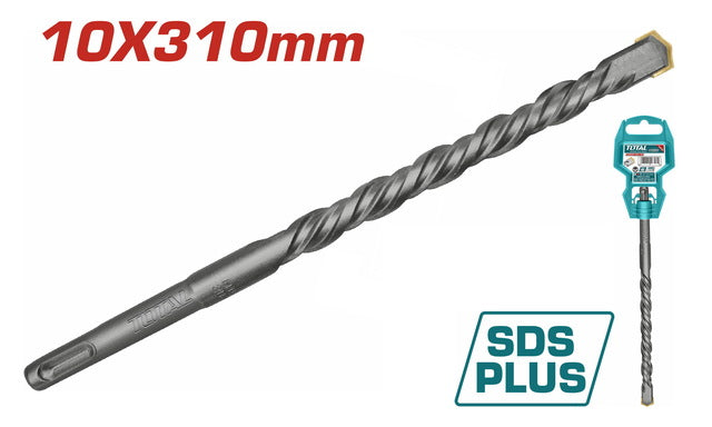 TOTAL SDS Plus 10×310mm Hammer Drill Bit TAC311005 TOTAL SDS Plus 10×310mm Hammer Drill Bit TAC311005