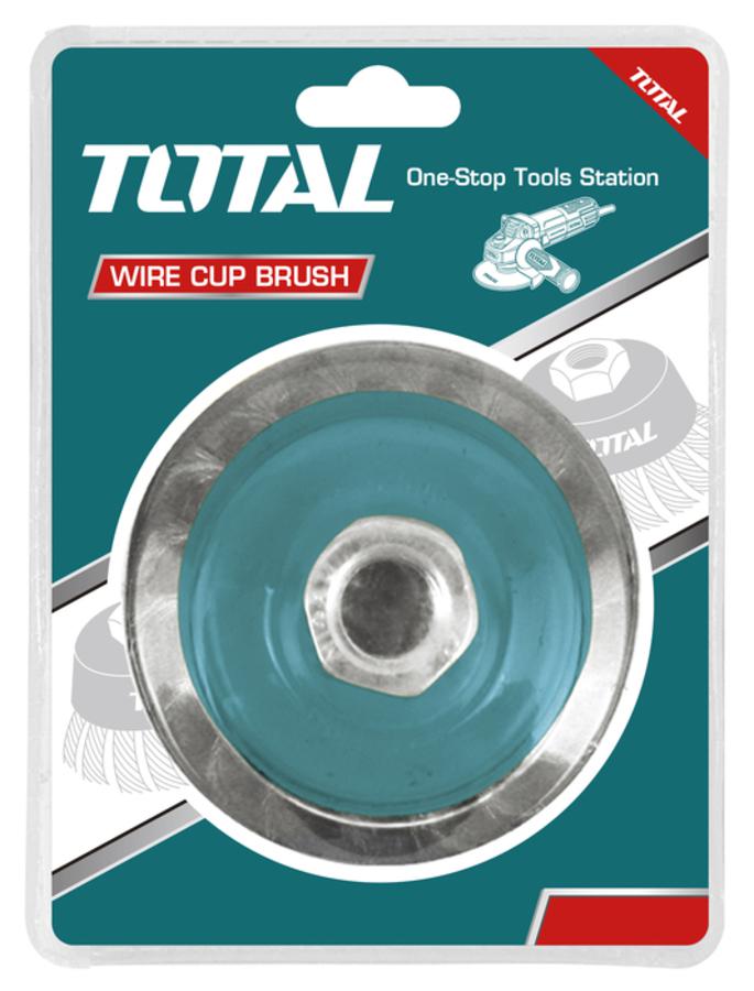 TOTAL 75mm Twist Wire Cup Brush – TAC32031 TOTAL 75mm Twist Wire Cup Brush – TAC32031