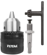 TOTAL CHUCK KEY 1/2" - 13mm WITH ADAPTOR (TAC451301.1)