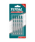 TOTAL Jig saw blades set 5 pcs for wood
