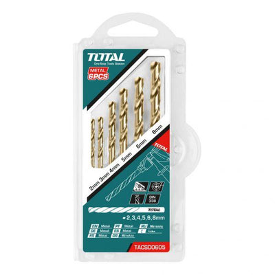 TOTAL HSS Twist Drill Bits Set