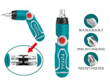 TOTAL 13 IN 1 Ratchet screwdriver set (TACSD30136)