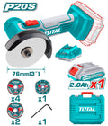 TOTAL Cordless Mini Cut-Off Tool 76mm | 3" - 20V (TAGLI76012)