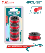 TOTAL 4PCs Line Spool Set 1.6mm (TALS1602)