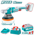 TOTAL Cordless Polisher Brushless Motor 20V - 150mm | 6" (TAPLI20151)