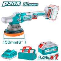 TOTAL Cordless Polisher Brushless Motor 20V - 150mm | 6" (TAPLI20151)