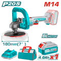 TOTAL Cordless Polisher 180mm | 7" - 20V (TAPLI20181)