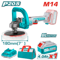 TOTAL Cordless Polisher 180mm | 7" - 20V (TAPLI20181)