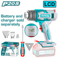 TOTAL Cordless Heat Gun 20V | 30-550℃ - Battery & Charger Sold Separately (TBLI2003)