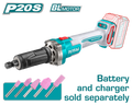TOTAL Cordless Die Grinder 20V Brushless Variable Speed - Battery & Charger Sold Separately (TDGLI2001)